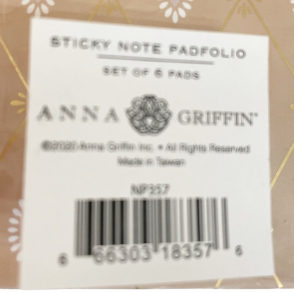 NEW Anna Griffin STICKY NOTE PADFOLIO and SMALL NOTEBOOK Set - Picture 5 of 10